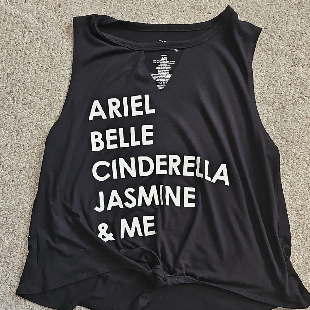 Disney Princess Tie Front Tank Top XL